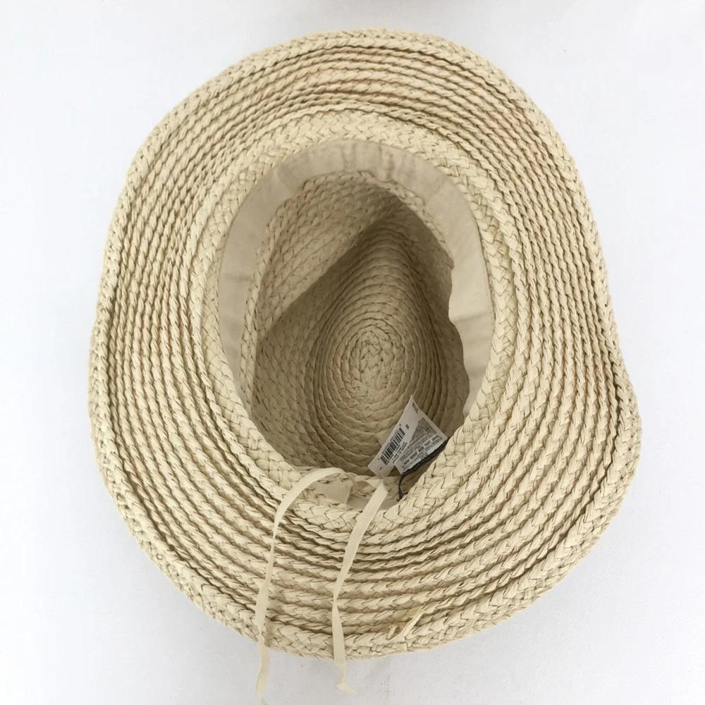 Banana Republic Woven Sun Hat NEW Size Small/Medium MSRP $70 Natural Tan NWT
